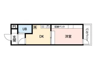 ユーコート田無【4階】の間取り