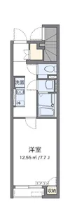クレイノソルジェンテ【1階】の間取り
