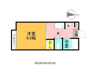 東京都杉並区上井草3丁目【アパート】の間取り
