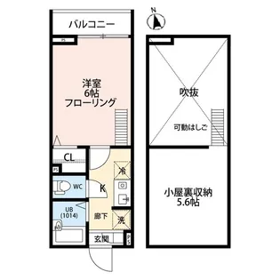 ベルフォレスタ杉並【2階】の間取り