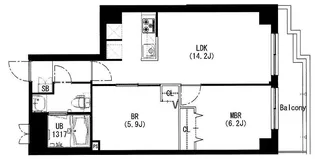東京都中野区弥生町5丁目【マンション】の間取り