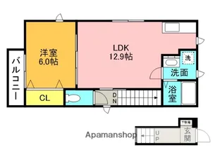 東京都杉並区本天沼1丁目【アパート】の間取り