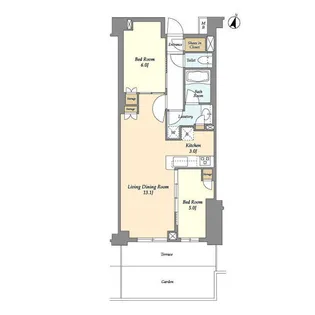 BLESS中野弥生町【1階】の間取り