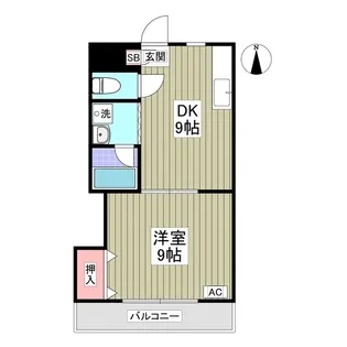 第2成城島田マンション【1階】の間取り