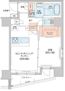 アジールコート新高円寺【8階】の間取り