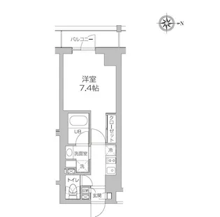 レジディア高円寺【6階】の間取り