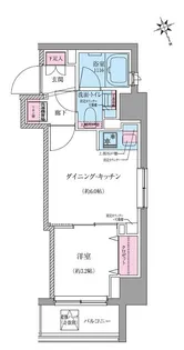 クレヴィアリグゼ世田谷松陰神社前【2階】の間取り