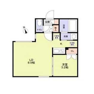 トライム早稲田鶴巻町【1階】の間取り