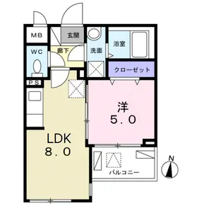 EXCELLENCE・幸【3階】の間取り