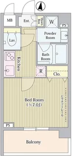 CASA DE PRATA【1階】の間取り