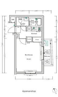 東京都杉並区松庵2丁目【マンション】の間取り