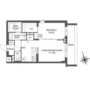 AIFLAT方南町【2階】の間取り