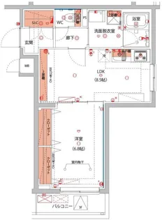 東京都杉並区井草2丁目【マンション】の間取り