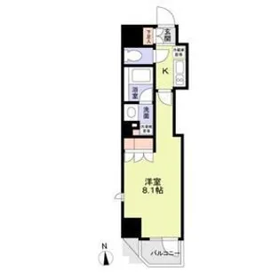 ジオエント中野【4階】の間取り