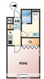 DARES 田無【2階】の間取り