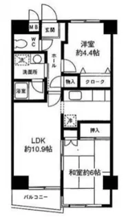 アドバンス江古田【4階】の間取り