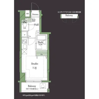 HF明大前レジデンス【0504号室】の間取り
