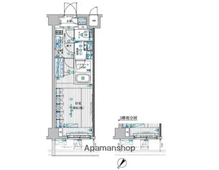 ブライズ中野南台【1階】の間取り