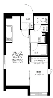 東京都新宿区山吹町【マンション】の間取り