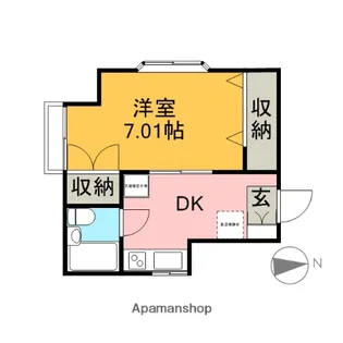 ハイムハーモニー【1階】の間取り