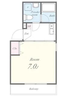 フラットガーデン【3階】の間取り