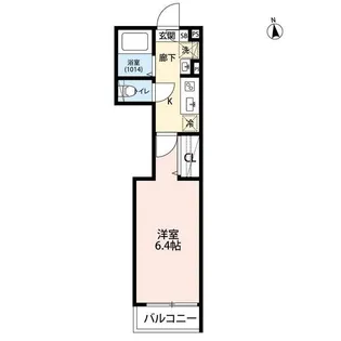 エクセラン旭町【1階】の間取り