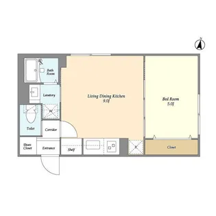 ウェルスクエア方南町【1階】の間取り
