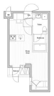 東京都中野区東中野5丁目【マンション】の間取り