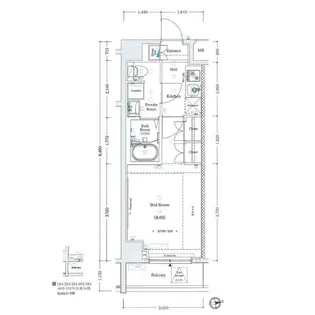 ARKMARK上北沢【7階】の間取り