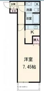 東京都小金井市貫井北町2丁目【マンション】の間取り