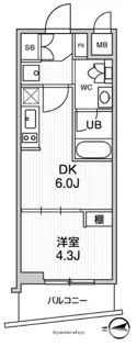 ALTERNA中野【5階】の間取り