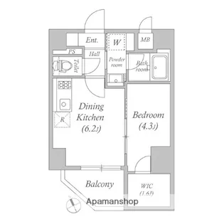 東京都杉並区高井戸東3丁目【マンション】の間取り