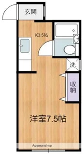 東京都小金井市本町1丁目【アパート】の間取り