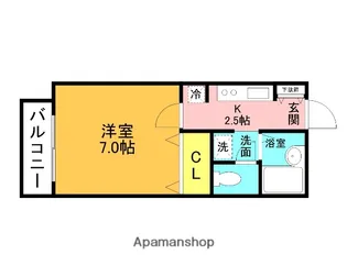埼玉県所沢市宮本町1丁目【アパート】の間取り
