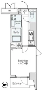 グランドレジデンス三鷹【2階】の間取り
