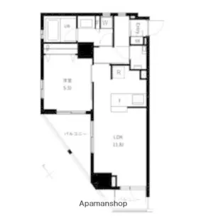 東京都杉並区浜田山3丁目【マンション】の間取り