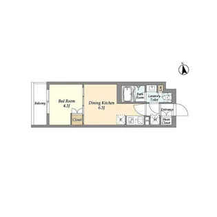 ベルファース三軒茶屋【2階】の間取り