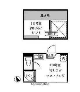フェリスチェロ【2階】の間取り
