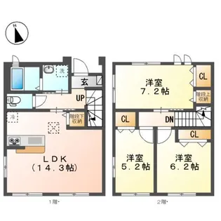 IVYCOURT ーアイビーコートー【2階】の間取り