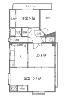 峯村ビル【3階】の間取り