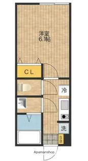 クエスト上石神井【4階】の間取り