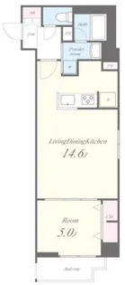 メイプル アンジュ【1階】の間取り