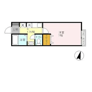 メゾンリュミエール【2階】の間取り