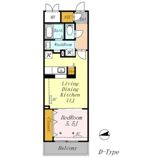 AZALETY上北沢【3階】の間取り