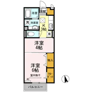 オアーゼ【1階】の間取り