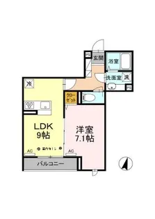 エクセリア上鷺宮Ⅱ【3階】の間取り