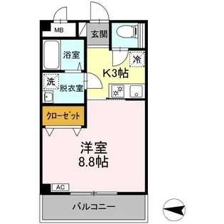 AMENITY COURT【3階】の間取り