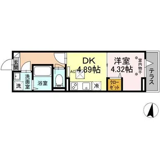 セレスティア白鷺【1階】の間取り