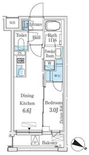 イプセ東高円寺【2階】の間取り