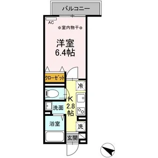セレスティア北烏山【2階】の間取り